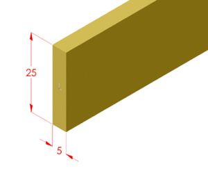 Natural polishing brass joint 