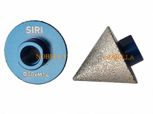 DIAMOND CONICAL GRINDER Ø50 mm., M14