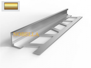 ALUMINUM CORNER PROFILE   H10 мм Г-shape Gold Polished