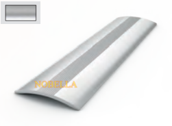 TRANSITION ALUMINUM PROFILE   30/04 мм Rounded Silver matt