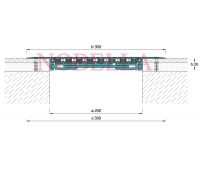 FLEXIBLE MECHANICAL EXPANSION JOINTS 200x300x26 P