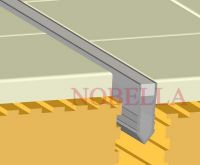 Cement expansion joints grey transparent - 25x8 mm