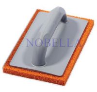 SOFT ORANGE FOAM RUBBER TROWEL WITH POLYURETHANE SUPPORT