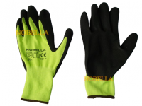 KNITED WORKING GLOVES  DIPPERED IN LATEX / NATURAL RUBBER