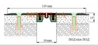 FLEXIBLE MECHANICAL EXPANSION JOINTS 30x119x15 BP