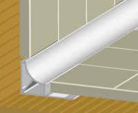 PVC profile for joints between floor and lining and between lining 